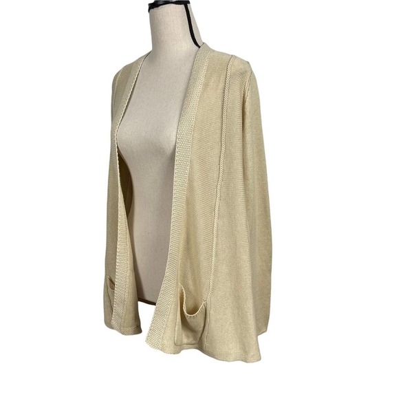 Anthropologie Angel Of The North Open Front Cashmere Blend Cardigan Size Small - Picture 5 of 11